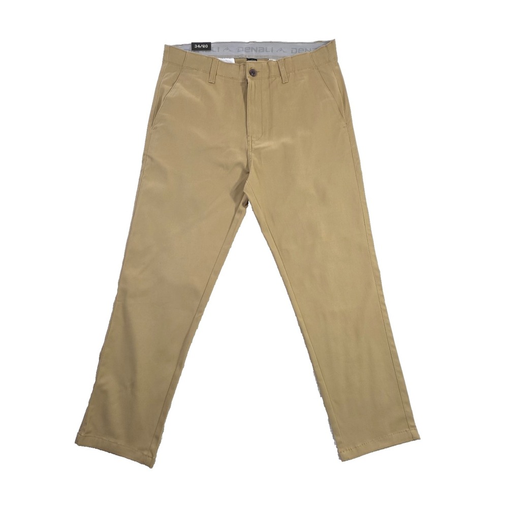Denali Delta Men's Technical Chino Pants 34x30 Khaki Stretch‎ Utility NWT NEW